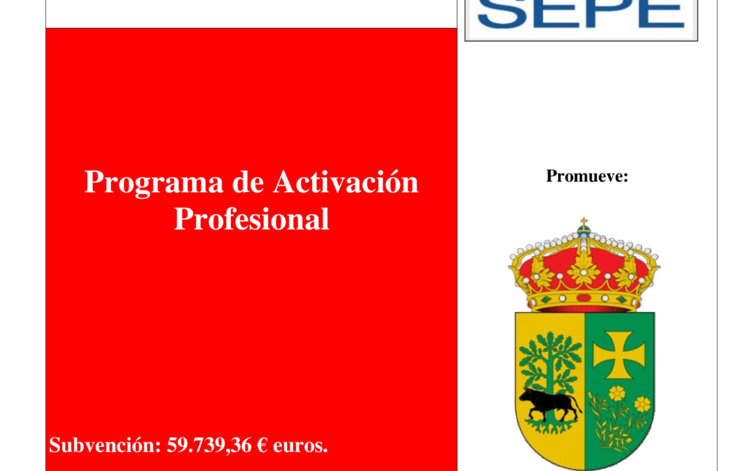 CARTEL SUBVENCIÓN ACTIVACIÓN PROFESIONAL 2025