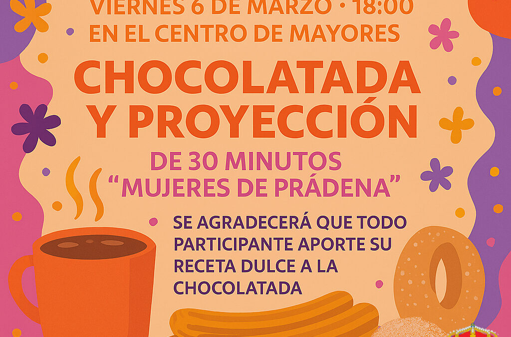 Chocolatada en el Centro de Mayores