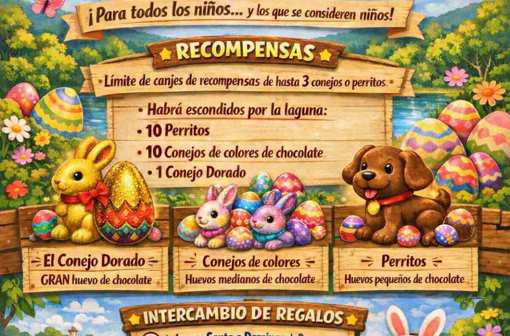 CAZA DE HUEVOS DE PASCUA – JUEVES 2 DE ABRIL