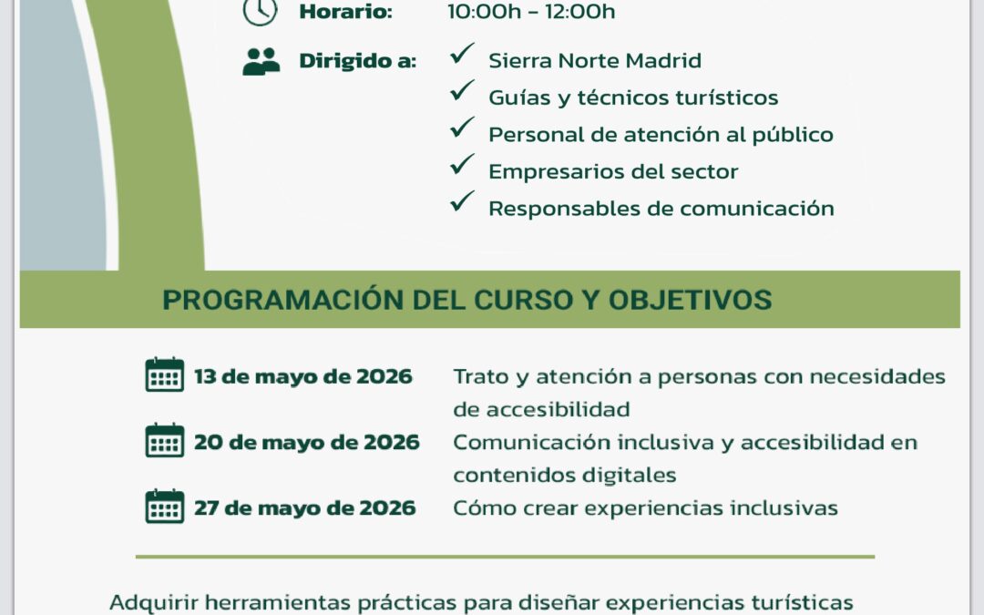 Formación Online en Turismo Accesible