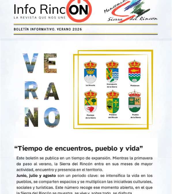 NUEVA EDICIÓN DE LA REVISTA INFO RINCÓN