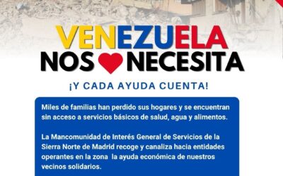 VENEZUELA NOS NECESITA. COLABORA CON LA CAMPAÑA DE AYUDA HUMANITARIA.