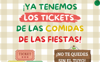 YA ESTÁN DISPONIBLES LOS TICKETS PARA LAS COMIDAS DE LAS FIESTAS